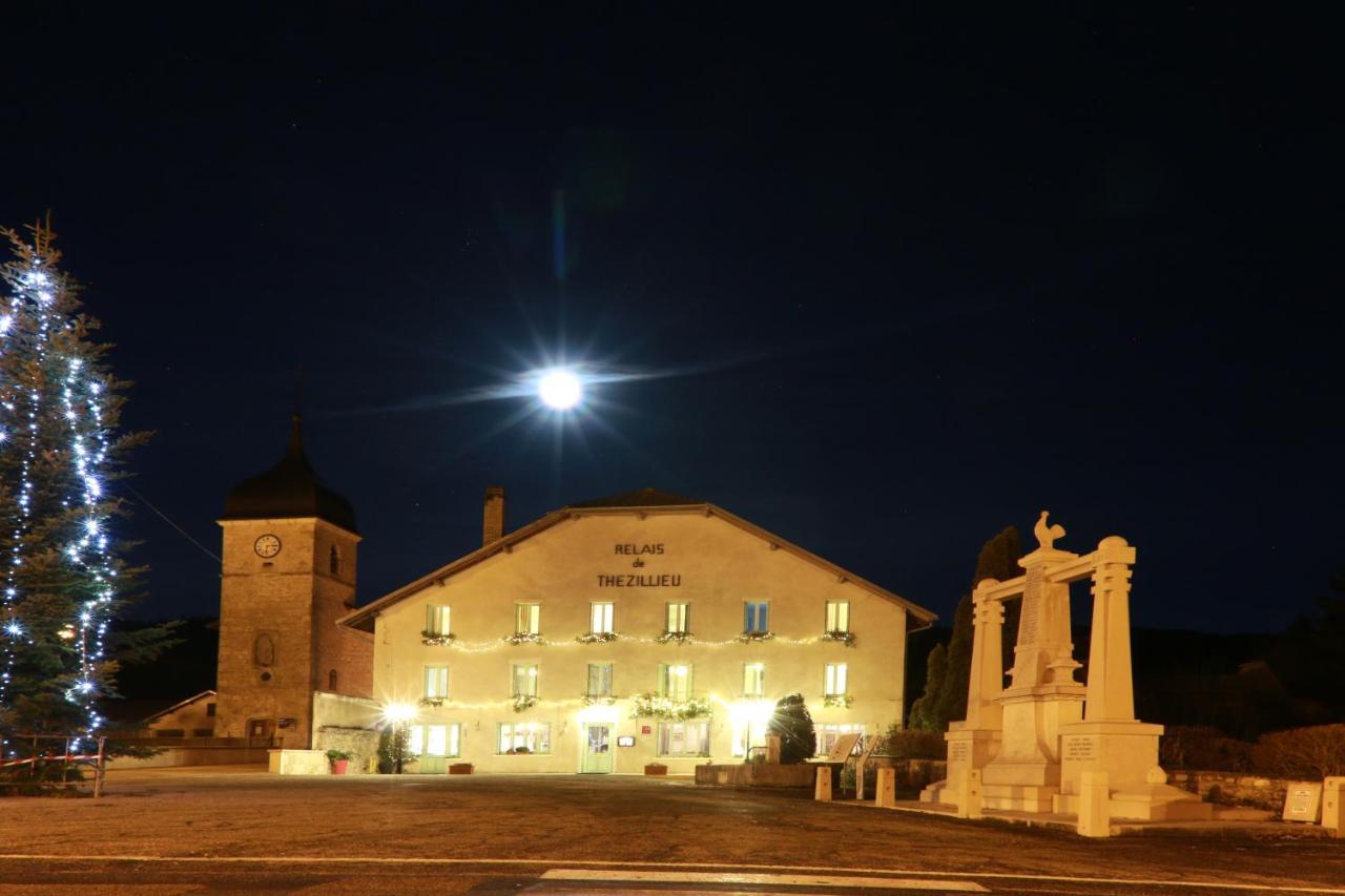 Отель Logis Le Relais De Thezillieu Экстерьер фото