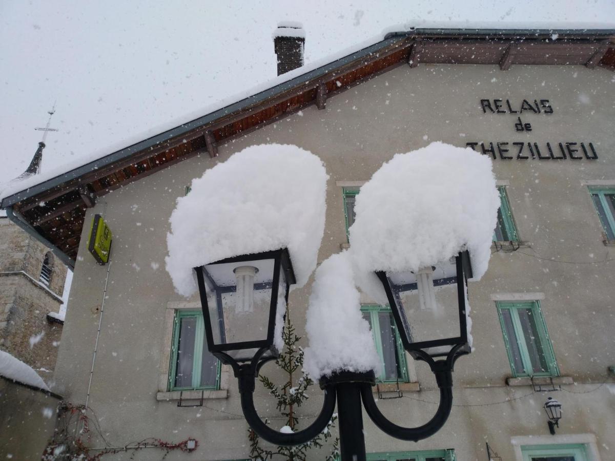 Отель Logis Le Relais De Thezillieu Экстерьер фото